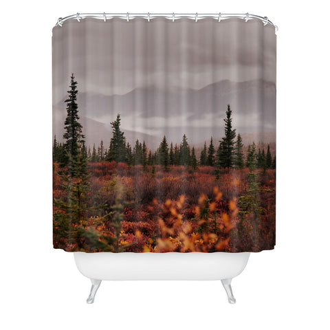 Hannah Kemp Autumn Up North Shower Curtain