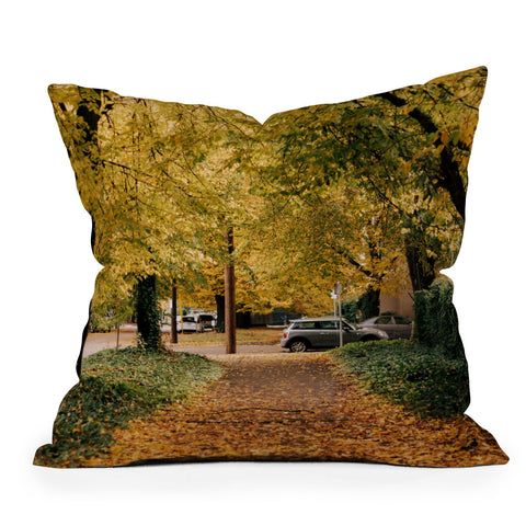 Hannah Kemp Autumn Walks Outdoor Throw Pillow