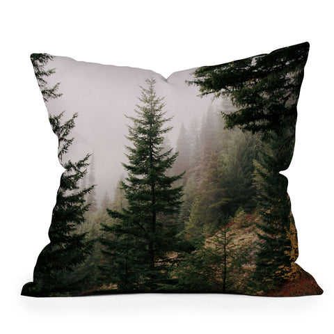 Hannah Kemp Autumn Wilderness Throw Pillow