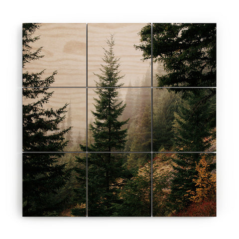 Hannah Kemp Autumn Wilderness Wood Wall Mural