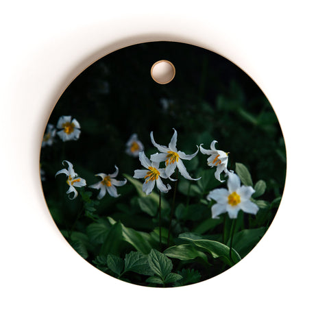 Hannah Kemp Avalanche Lilies Cutting Board Round