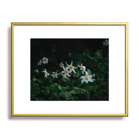 Hannah Kemp Avalanche Lilies Metal Framed Art Print