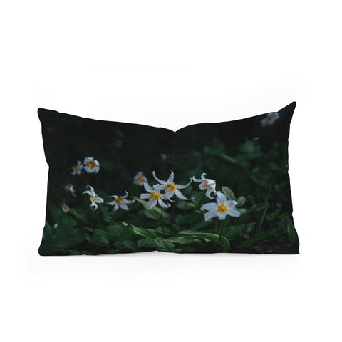 Hannah Kemp Avalanche Lilies Oblong Throw Pillow