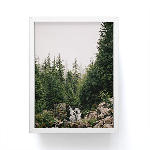 Hannah Kemp Baby Waterfall Framed Mini Art Print
