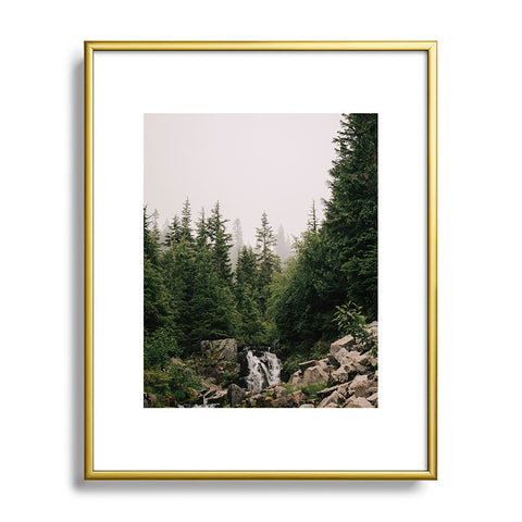 Hannah Kemp Baby Waterfall Metal Framed Art Print