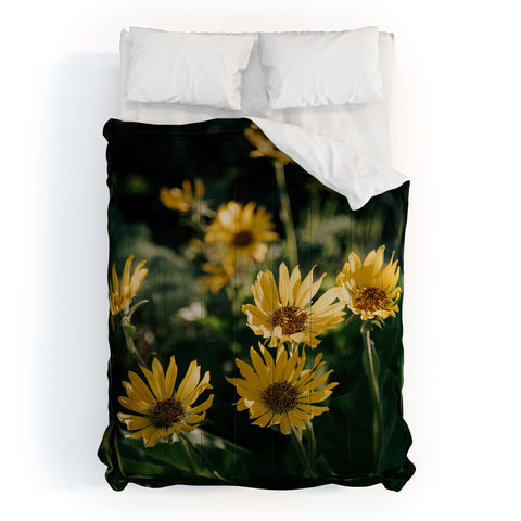 Hannah Kemp Balsamorhiza Sagittata Comforter