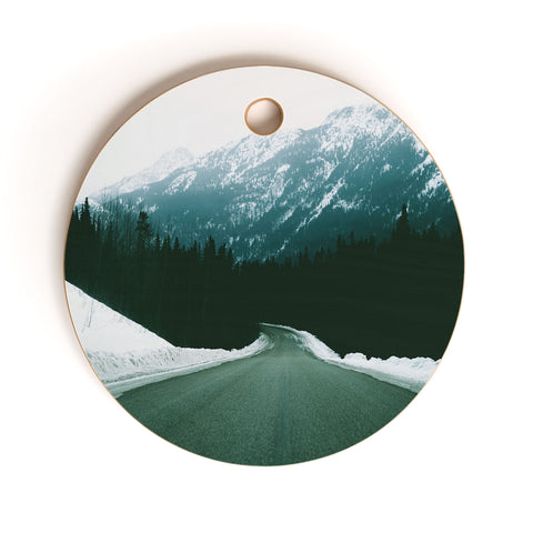 Hannah Kemp BC Mountain Drive Cutting Board Round