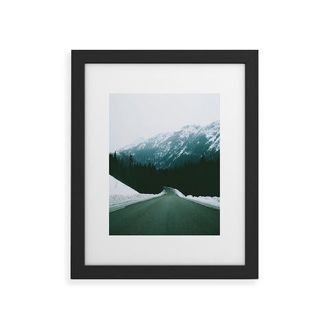 Hannah Kemp BC Mountain Drive Framed Art Print