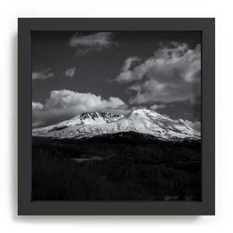Hannah Kemp Black and White Mt St Helens Recessed Framing Square