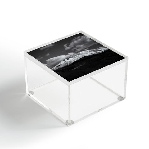 Hannah Kemp Black and White Mt St Helens Acrylic Box