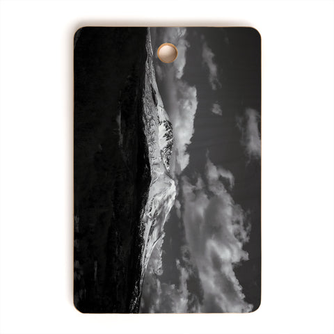 Hannah Kemp Black and White Mt St Helens Cutting Board Rectangle