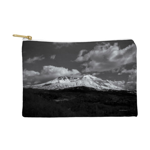 Hannah Kemp Black and White Mt St Helens Pouch