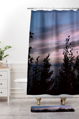 Hannah Kemp Blissful Shower Curtain And Mat