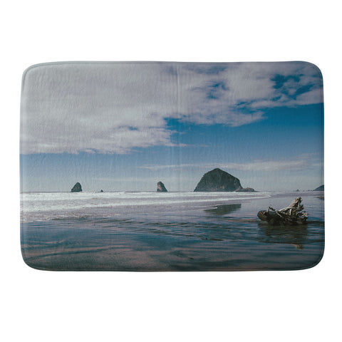 Hannah Kemp Blue Cannon Beach Memory Foam Bath Mat