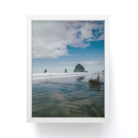 Hannah Kemp Blue Cannon Beach Framed Mini Art Print