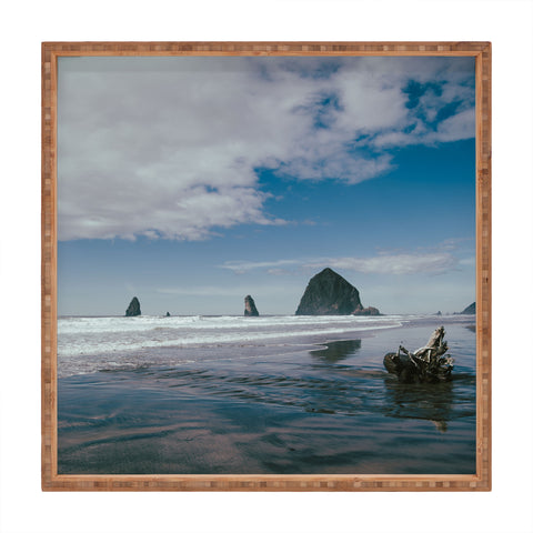 Hannah Kemp Blue Cannon Beach Square Tray