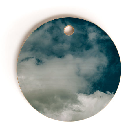 Hannah Kemp Blue Embrace Cutting Board Round