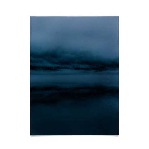 Hannah Kemp Blue Hour Lake Reflection Poster