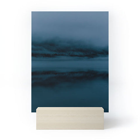 Hannah Kemp Blue Hour Lake Reflection Mini Art Print
