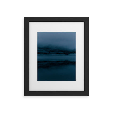Hannah Kemp Blue Hour Lake Reflection Framed Art Print