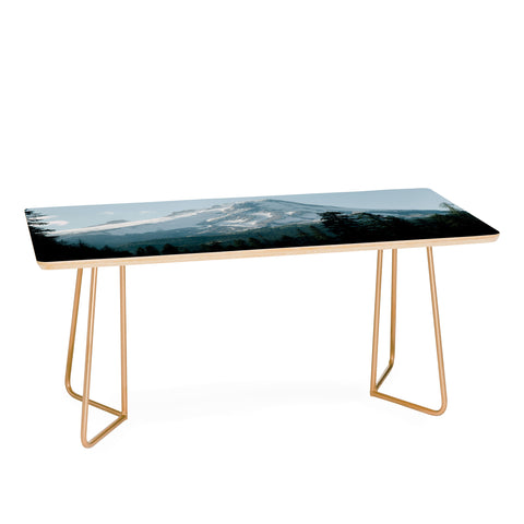 Hannah Kemp Blue Mount Hood Coffee Table