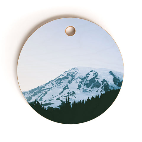 Hannah Kemp Blue Rainier Cutting Board Round