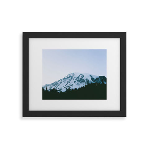 Hannah Kemp Blue Rainier Framed Art Print
