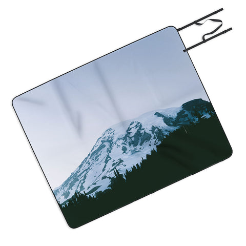 Hannah Kemp Blue Rainier Picnic Blanket
