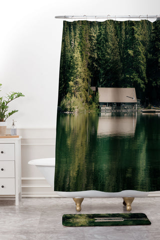Hannah Kemp Boathouse Shower Curtain And Mat