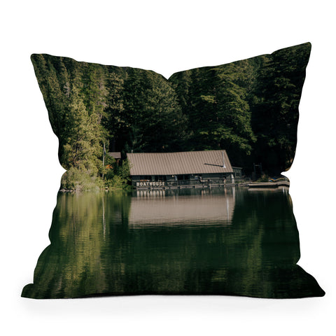 Hannah Kemp Boathouse Throw Pillow