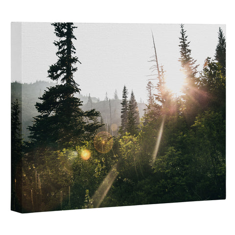 Hannah Kemp Bright Forest Art Canvas