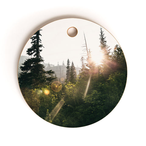 Hannah Kemp Bright Forest Cutting Board Round