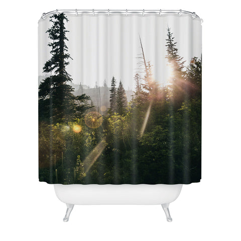 Hannah Kemp Bright Forest Shower Curtain