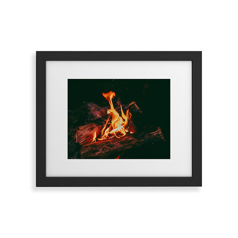Hannah Kemp Campfire Framed Art Print