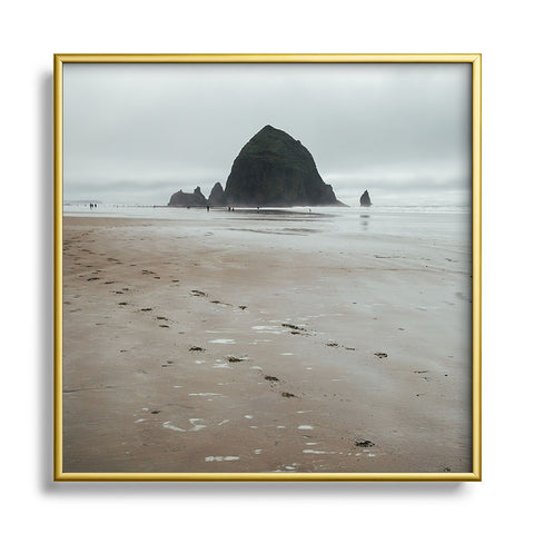 Hannah Kemp Cannon Beach Oregon Square Metal Framed Art Print