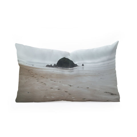 Hannah Kemp Cannon Beach Oregon Oblong Throw Pillow