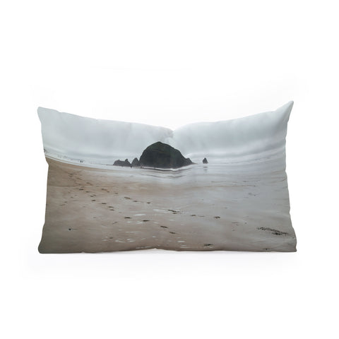 Hannah Kemp Cannon Beach Oregon Oblong Throw Pillow