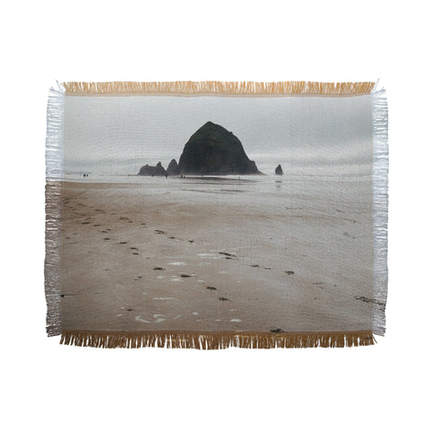 Hannah Kemp Cannon Beach Oregon Throw Blanket