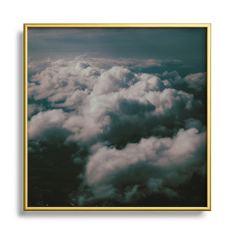 Hannah Kemp Cloudy Memories Square Metal Framed Art Print