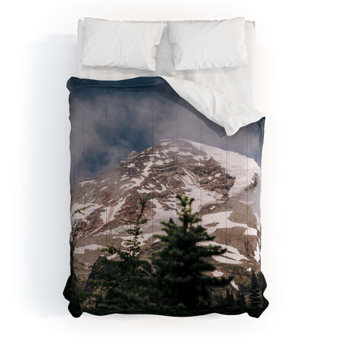 Hannah Kemp Cloudy Rainier Comforter