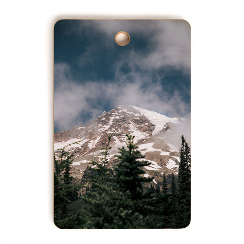 Hannah Kemp Cloudy Rainier Cutting Board Rectangle