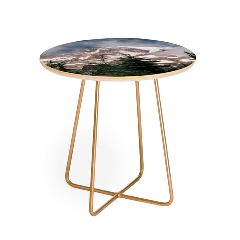 Hannah Kemp Cloudy Rainier Round Side Table