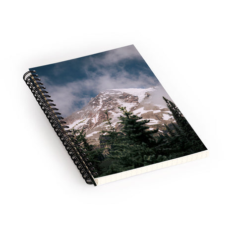 Hannah Kemp Cloudy Rainier Spiral Notebook