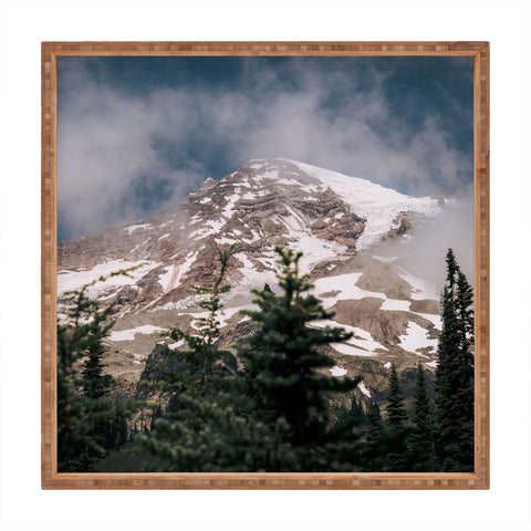 Hannah Kemp Cloudy Rainier Square Tray