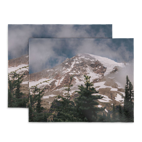 Hannah Kemp Cloudy Rainier Placemat