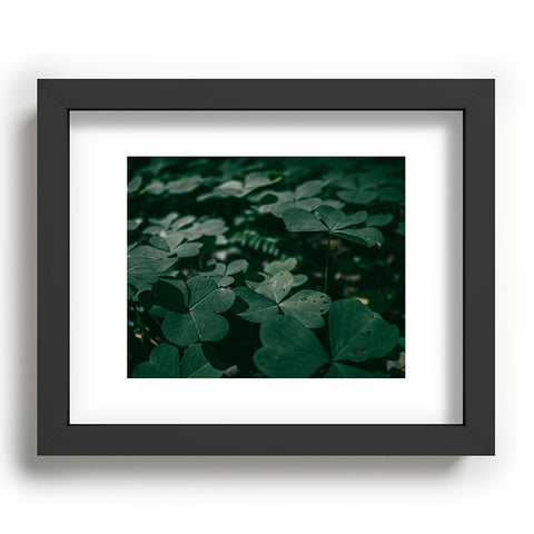 Hannah Kemp Clovers Nature Photo Recessed Framing Rectangle