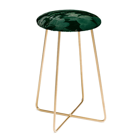 Hannah Kemp Clovers Nature Photo Counter Stool