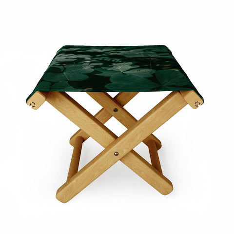 Hannah Kemp Clovers Nature Photo Folding Stool
