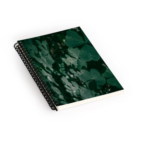 Hannah Kemp Clovers Nature Photo Spiral Notebook