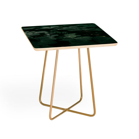Hannah Kemp Clovers Nature Photo Side Table